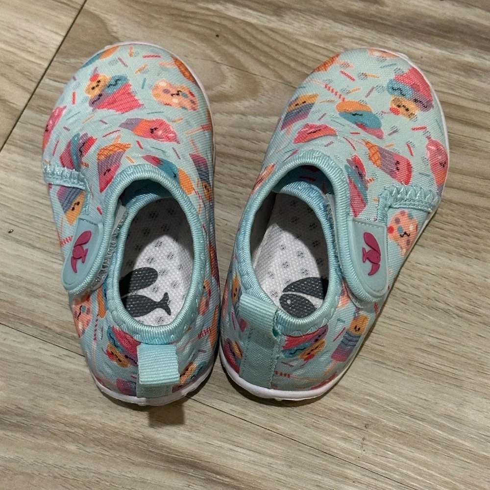Toddler Water Shoes Ice Cream Print (Fits‎ 12–18 Months)